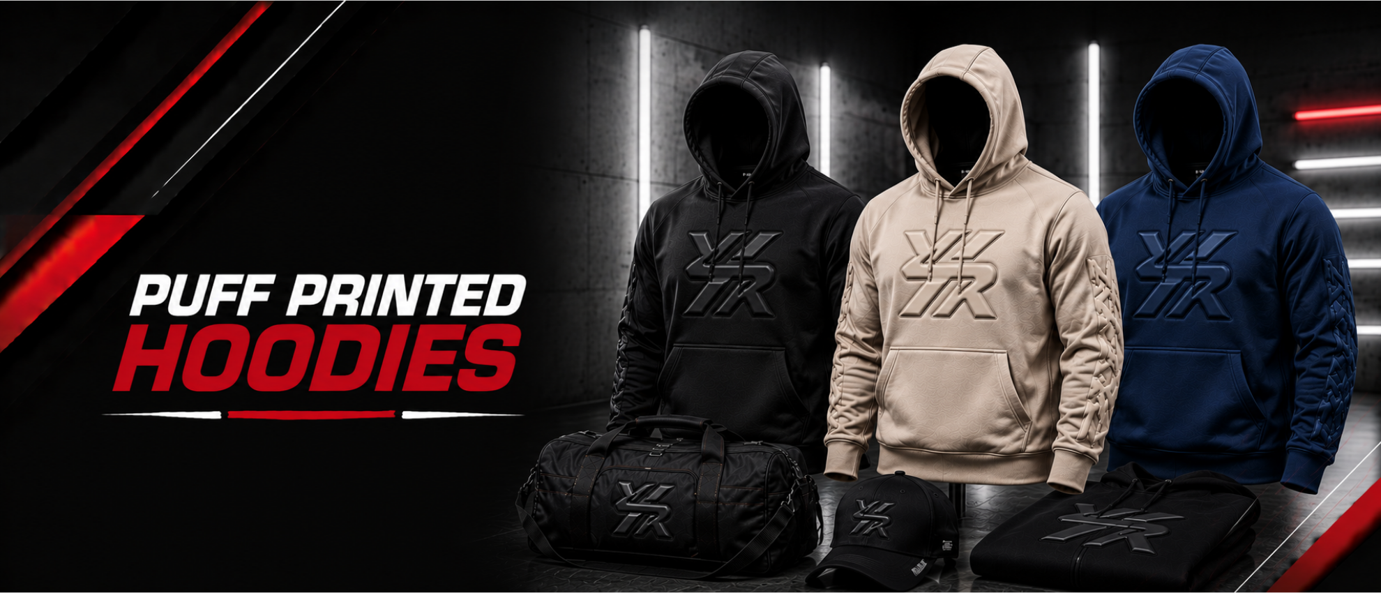 puff printed hoodies