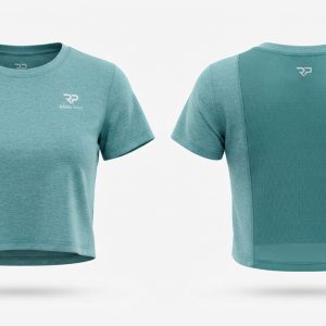 Custom Sage Green Yoga Top – custom manufactured by Ravix Pro Industry, Sialkot, Pakistan