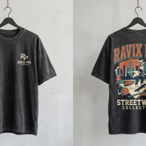 Custom Charcoal Heavyweight T-Shirt – custom manufactured by Ravix Pro Industry, Sialkot, Pakistan