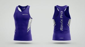 Custom Purple Compression Singlet – custom manufactured by Ravix Pro Industry, Sialkot, Pakistan