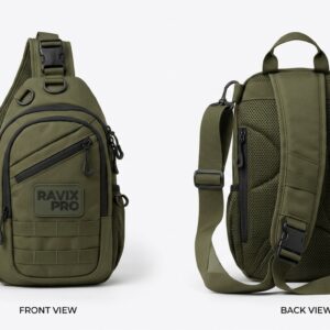 Custom Olive Green Cross Body Sports Bag – custom manufactured by Ravix Pro Industry, Sialkot, Pakistan