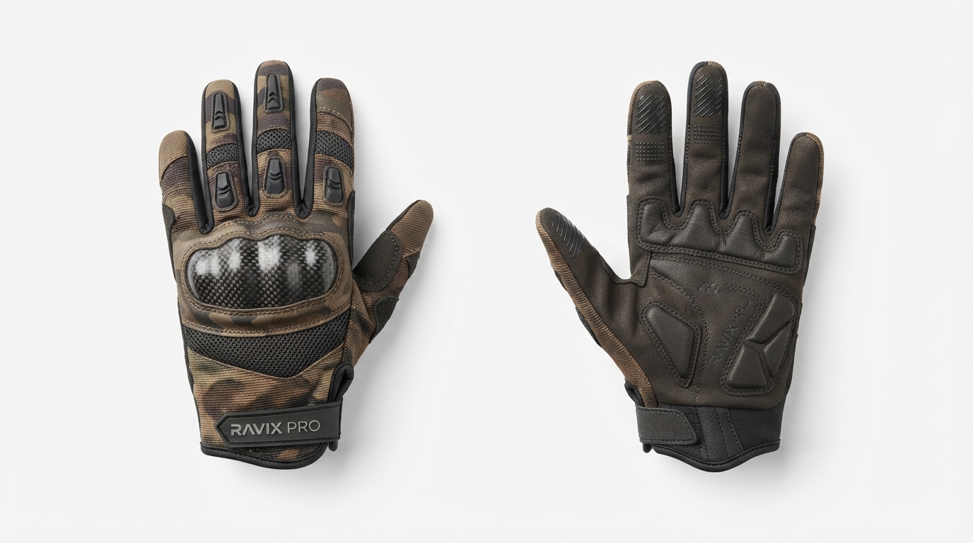 Custom Brown and Black Cycling Gloves Custom Brown and Black Cycling Gloves – custom manufactured by Ravix Pro Industry, Sialkot, Pakistan