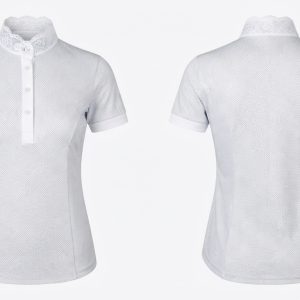 Custom White Short Sleeve Show Shirt – custom manufactured by Ravix Pro Industry, Sialkot, Pakistan