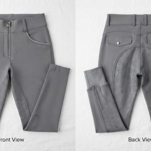 Custom Grey Riding Breeches – custom manufactured by Ravix Pro Industry, Sialkot, Pakistan