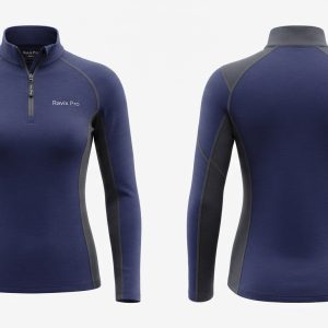 Custom Navy Equestrian Base Layer – custom manufactured by Ravix Pro Industry, Sialkot, Pakistan