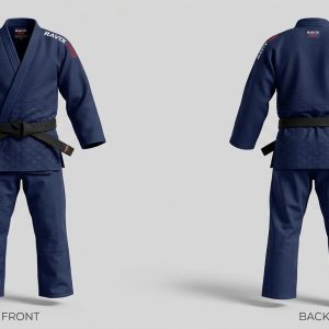 Custom Royal Blue Judo Gi – custom manufactured by Ravix Pro Industry, Sialkot, Pakistan
