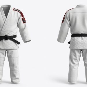 Custom White Judo Gi – custom manufactured by Ravix Pro Industry, Sialkot, Pakistan