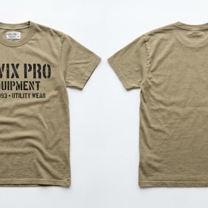 Custom Khaki Vintage Graphic Tee – custom manufactured by Ravix Pro Industry, Sialkot, Pakistan