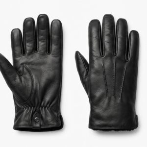 Custom Black Leather Gloves – custom manufactured by Ravix Pro Industry, Sialkot, Pakistan