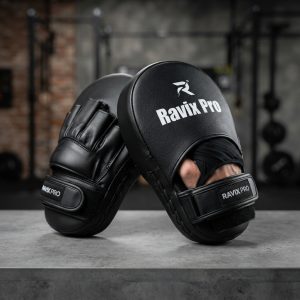 Custom Black Curved Focus Pads – custom manufactured by Ravix Pro Industry, Sialkot, Pakistan