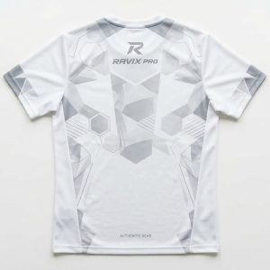 Custom White Camo Padel Jersey – custom manufactured by Ravix Pro Industry, Sialkot, Pakistan