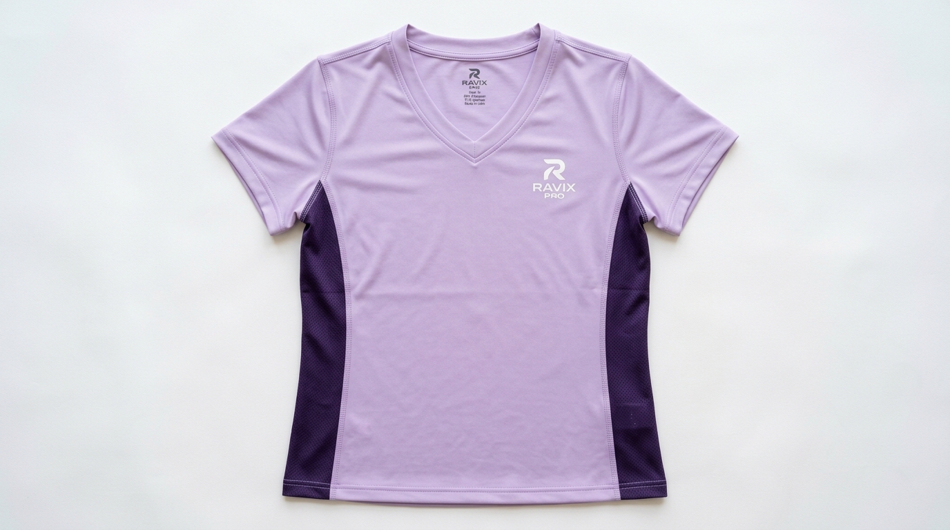 Custom Lilac and Purple Pickleball Top Custom Lilac and Purple Pickleball Top – custom manufactured by Ravix Pro Industry, Sialkot, Pakistan