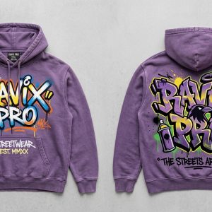 Custom Lavender Streetwear Hoodie – custom manufactured by Ravix Pro Industry, Sialkot, Pakistan