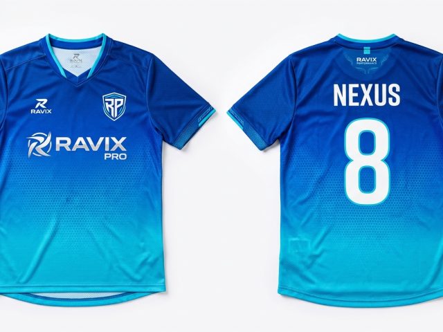 Custom Royal Blue Soccer Uniform – custom manufactured by Ravix Pro Industry, Sialkot, Pakistan