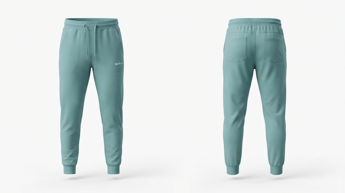 Custom Sage Green Gym Joggers Custom Sage Green Gym Joggers – custom manufactured by Ravix Pro Industry, Sialkot, Pakistan