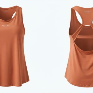 Custom Terracotta Athletic Tank Top – custom manufactured by Ravix Pro Industry, Sialkot, Pakistan