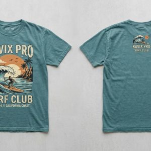 Custom Sage Green Heavyweight T-Shirt – custom manufactured by Ravix Pro Industry, Sialkot, Pakistan