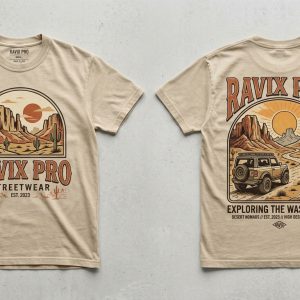 Custom Cream Heavyweight T-Shirt – custom manufactured by Ravix Pro Industry, Sialkot, Pakistan