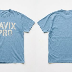 Custom Pale Blue Tonal Logo Tee – custom manufactured by Ravix Pro Industry, Sialkot, Pakistan
