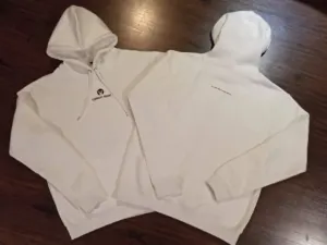 Custom cream heavyweight hoodie made by Ravix Pro Industry clothing manufacturer in Sialkot, Pakistan