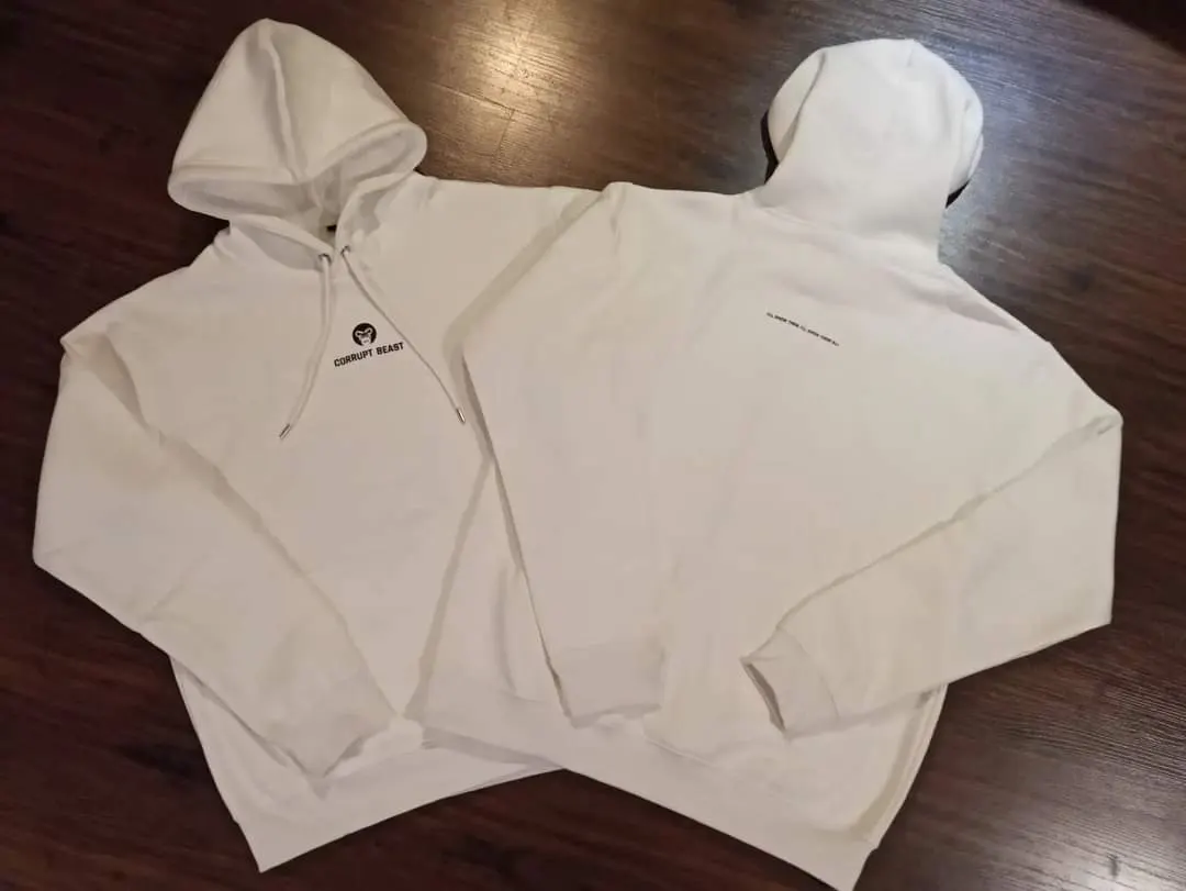 Custom cream heavyweight hoodie made by Ravix Pro Industry clothing manufacturer in Sialkot, Pakistan