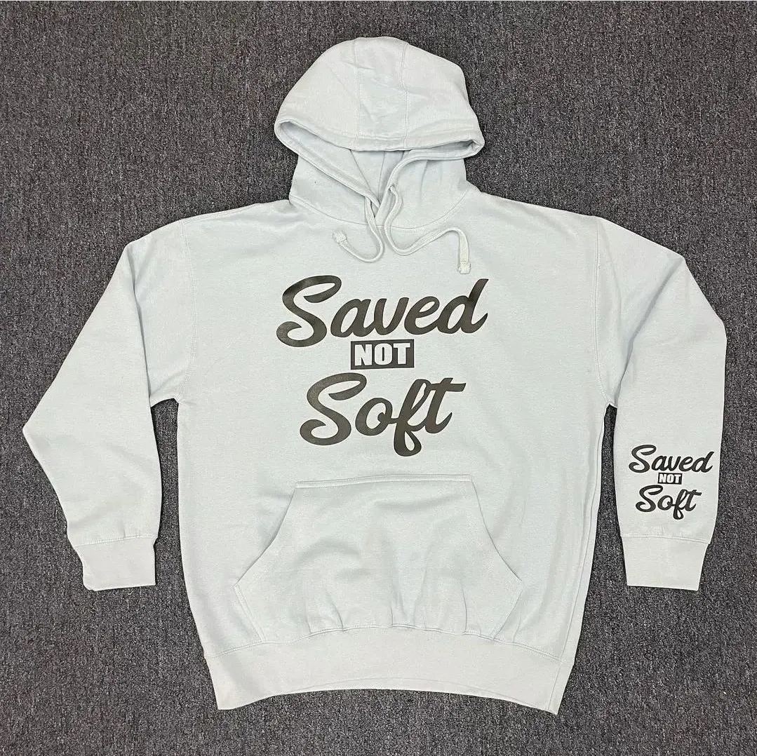 Custom white hoodie with embroidered logo made by Ravix Pro Industry clothing manufacturer in Sialkot, Pakistan