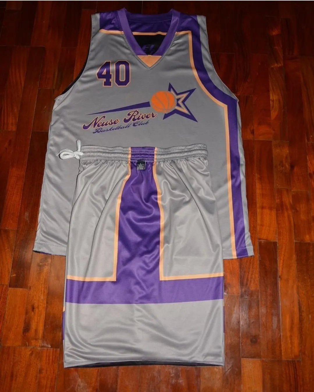 Custom basketball uniform with jersey and shorts made by Ravix Pro Industry clothing manufacturer in Sialkot, Pakistan