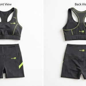 Custom Black and Neon Yellow Shorts Set – custom manufactured by Ravix Pro Industry, Sialkot, Pakistan