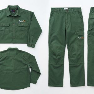Custom Forest Green Industrial Workwear Set – custom manufactured by Ravix Pro Industry, Sialkot, Pakistan