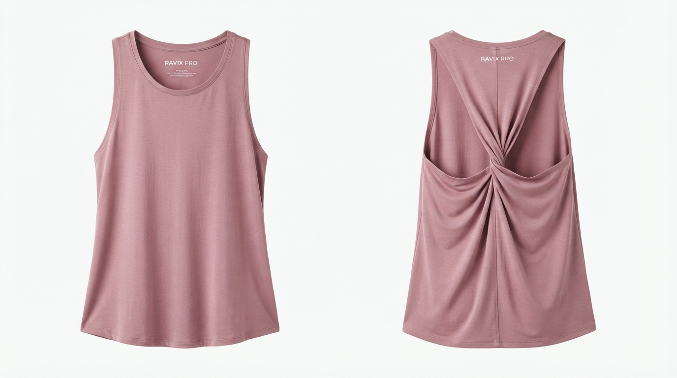 Custom Dusty Rose Athletic Tank Top Custom Dusty Rose Athletic Tank Top – custom manufactured by Ravix Pro Industry, Sialkot, Pakistan